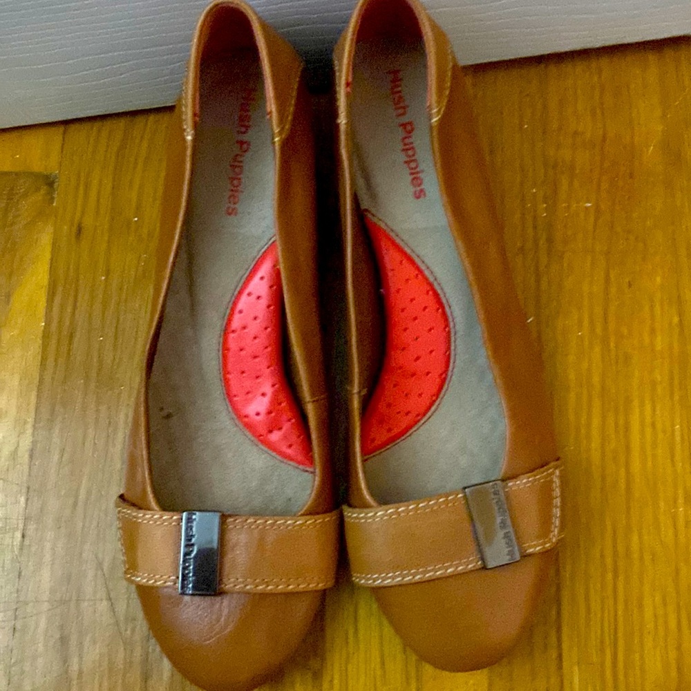 Hush Puppies Leather Wedges